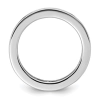 Load image into Gallery viewer, 14k White Gold Polished Size 9 Channel-set 3 carat Princess Diamond Complete Eternity Band
