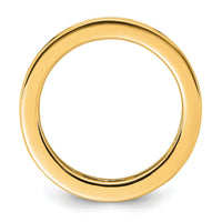 Load image into Gallery viewer, 14k Polished Size 9 Channel-set 3 carat Princess Diamond Complete Eternity Band
