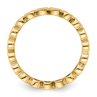 Load image into Gallery viewer, 14k Polished Size 9 Bezel-set 1 carat Diamond Complete Eternity Band
