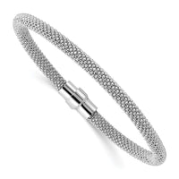 Load image into Gallery viewer, Sterling Silver Rhodium-plated Magnetic Bracelet
