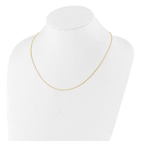 Load image into Gallery viewer, Sterling Silver Gold-plated Adjustable .85mm Box Chain
