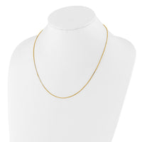 Load image into Gallery viewer, Sterling Silver Gold-plated Adjustable 1.1mm Box Chain
