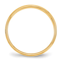 Load image into Gallery viewer, 14k Yellow Gold 4mm Flat with Step Edge Wedding Band Size 5
