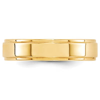 Load image into Gallery viewer, 14k Yellow Gold 5mm Flat with Step Edge Wedding Band Size 5
