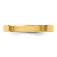 Load image into Gallery viewer, 14k Yellow Gold 3mm Lightweight Flat Wedding Band Size 5
