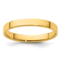 Load image into Gallery viewer, 14k Yellow Gold 3mm Lightweight Flat Wedding Band Size 5
