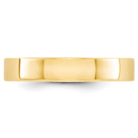 Load image into Gallery viewer, 14k Yellow Gold 4mm Lightweight Flat Wedding Band Size 12
