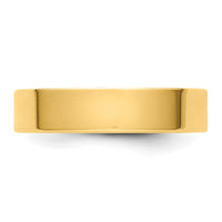 Load image into Gallery viewer, 14k Yellow Gold 5mm Lightweight Flat Wedding Band Size 5
