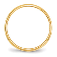 Load image into Gallery viewer, 14k Yellow Gold 2mm Half-Round Wedding Band Size 5.5
