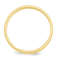 Load image into Gallery viewer, 14k Yellow Gold 3mm Half-Round Wedding Band Size 12

