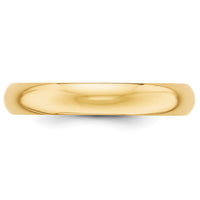 Load image into Gallery viewer, 14k Yellow Gold 4mm Half-Round Wedding Band Size 5.5
