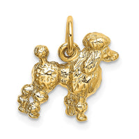 Load image into Gallery viewer, 14k Solid 3-D Poodle Charm
