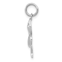 Load image into Gallery viewer, 14k White Gold Solid Polished Snake Charm
