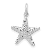 Load image into Gallery viewer, 14K White Gold Polished 3-D Starfish Pendant
