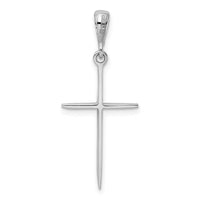 Load image into Gallery viewer, 14k White Gold Cross Pendant
