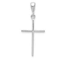 Load image into Gallery viewer, 14k White Gold Cross Pendant
