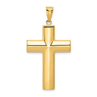 Load image into Gallery viewer, 14k Hollow Cross Pendant
