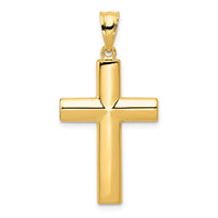 Load image into Gallery viewer, 14k Hollow Cross Pendant
