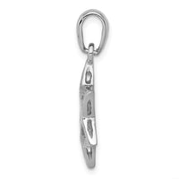 Load image into Gallery viewer, 14k White Gold Star Of David Pendant
