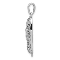 Load image into Gallery viewer, 14K White Gold 3D Mezuzah Pendant
