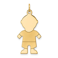 Load image into Gallery viewer, 14k Satin Boy Charm
