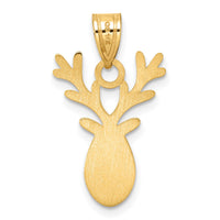 Load image into Gallery viewer, 14k Enameled Reindeer Charm
