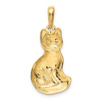 Load image into Gallery viewer, 14k Cat Pendant
