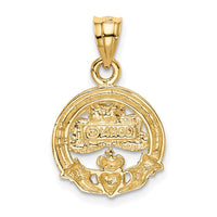 Load image into Gallery viewer, 14k Enameled Claddagh Charm
