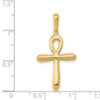 Load image into Gallery viewer, 14k Ankh Cross Pendant
