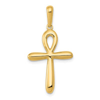 Load image into Gallery viewer, 14k Ankh Cross Pendant

