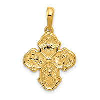 Load image into Gallery viewer, 14k Four Way Medal Pendant
