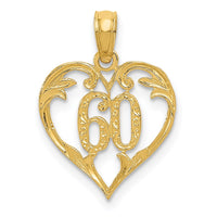 Load image into Gallery viewer, 14k 60 Heart Pendant
