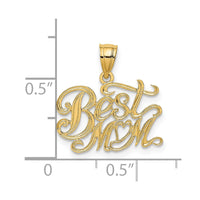 Load image into Gallery viewer, 14k BEST MOM Charm
