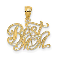 Load image into Gallery viewer, 14k BEST MOM Charm
