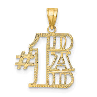 Load image into Gallery viewer, 14k #1 DAD Charm
