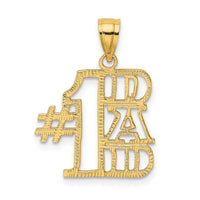 Load image into Gallery viewer, 14k #1 DAD Charm
