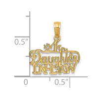 Load image into Gallery viewer, 14k #1 DAUGHTER-IN-LAW Charm
