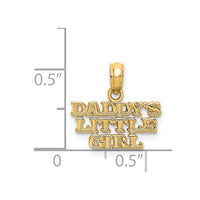 Load image into Gallery viewer, 14k DADDYS LITTLE GIRL Charm
