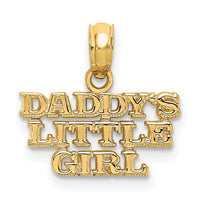 Load image into Gallery viewer, 14k DADDYS LITTLE GIRL Charm
