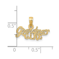 Load image into Gallery viewer, 14k GRANDMA&#39;S GIRL Charm
