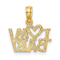 Load image into Gallery viewer, 14k I HEART MY BABY Charm
