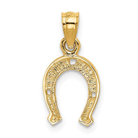 Load image into Gallery viewer, 14K Horseshoe Pendant
