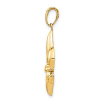 Load image into Gallery viewer, 14k Medium Fleur-De-Lis Pendant
