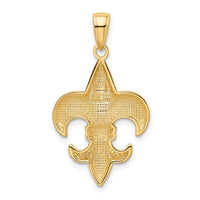 Load image into Gallery viewer, 14k Medium Fleur-De-Lis Pendant
