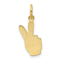 Load image into Gallery viewer, 14k Peace Sign Charm

