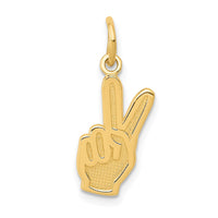 Load image into Gallery viewer, 14k Peace Sign Charm
