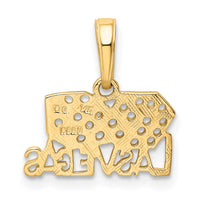 Load image into Gallery viewer, 14k LAS VEGAS w/Dice Pendant
