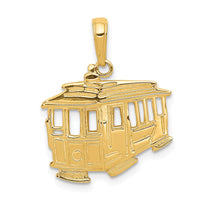Load image into Gallery viewer, 14k Cable Car Pendant
