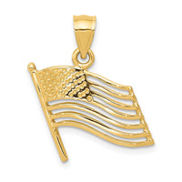 Load image into Gallery viewer, 14K American Flag Pendant
