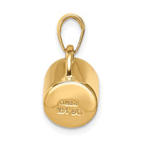 Load image into Gallery viewer, 14K 3D Enameled Coffee Cup Pendant
